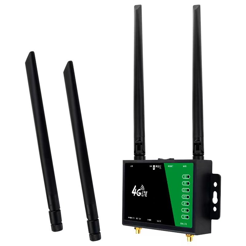 2024 New Arrival 32 Users SMA Antennas 4G FWA CPE RJ45 Ports Sim Slot 4G Modem Router Industrial